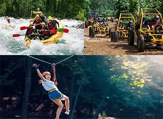 3 in 1 Rafting Buggy Zipline von Alanya - Alanya excursions | TourMoni